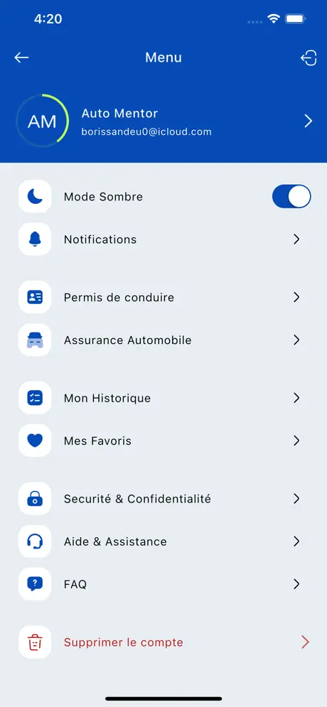 Auto Mentor — capture d'écran 8